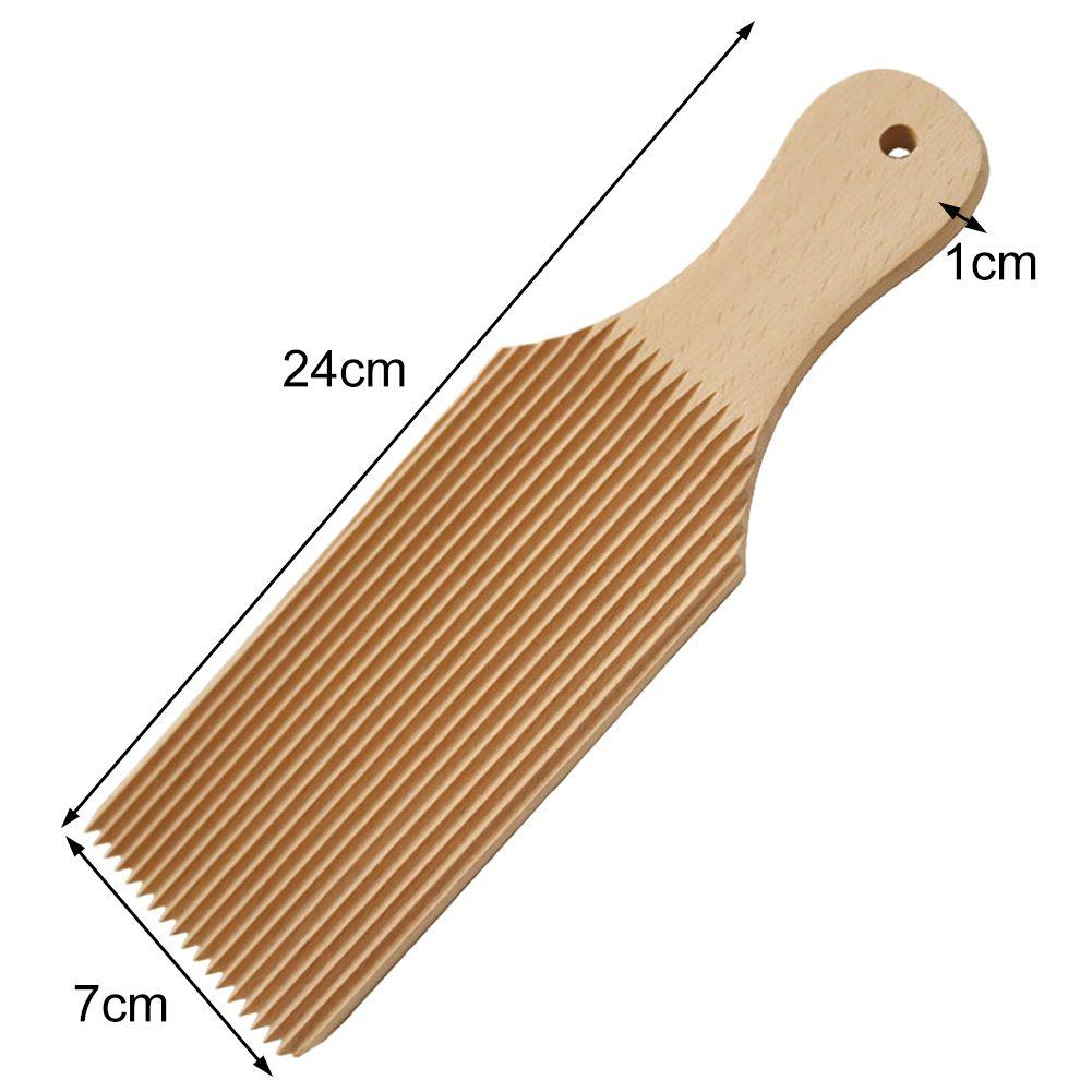 Dřevěný stůl na máslo na těstoviny Lízátka Snadno vyrobte autentické domácí těstoviny a nepřilnavá dřevěná deska na těstoviny s máslem Váleček na gnocchi