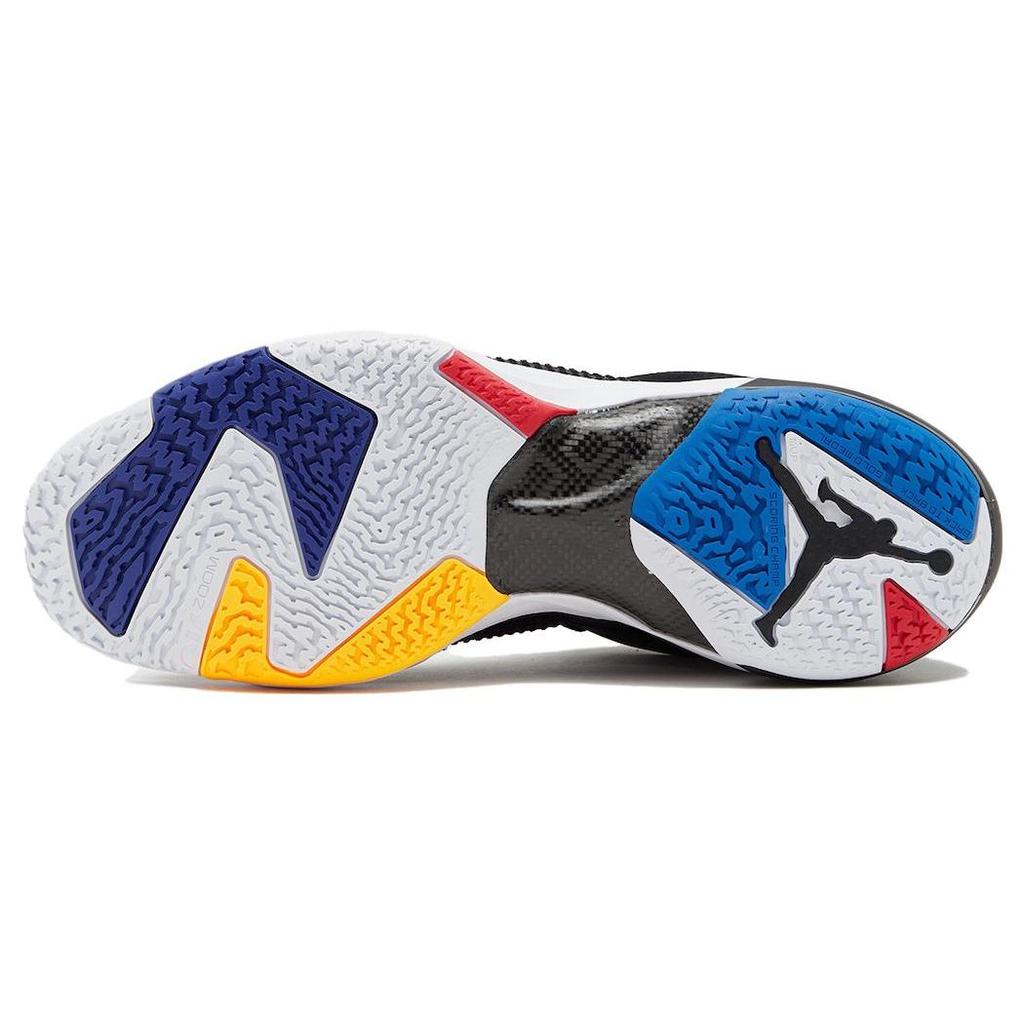 Air Jordan 37 Low Nothing But Net Men Sneakers Black White University-Red DQ4122-061