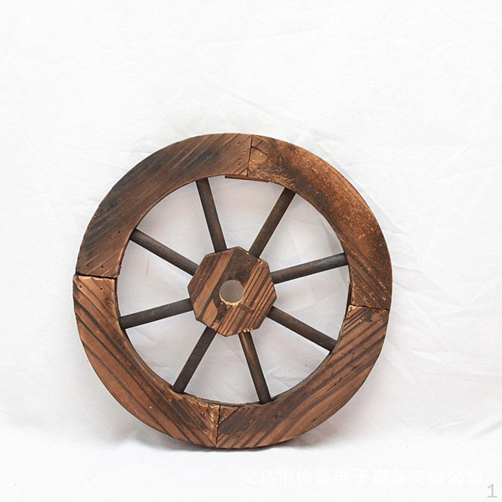 

Wheel Retro Hanging Cart Wagon Crafts for Garage
