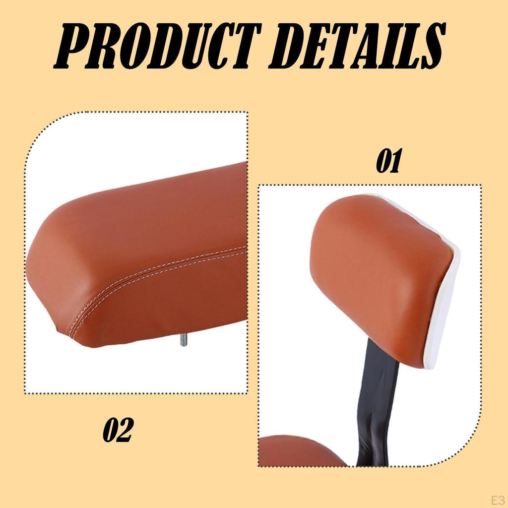 Rear Seat Cushion Accessories with Backrest Direct Replaces Spare Parts to Install Comfort Bike