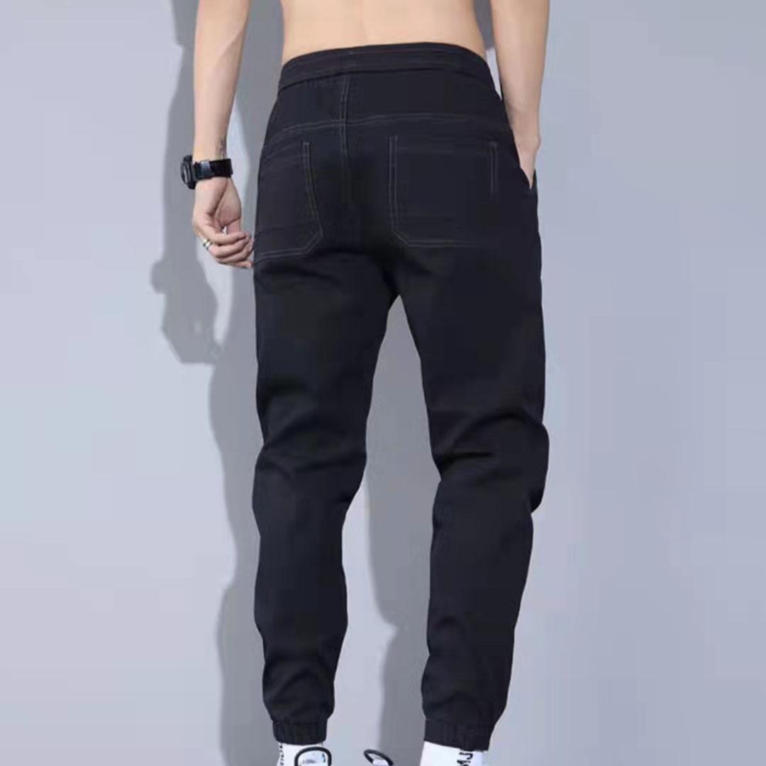 S-5XL Мужская уличная одежда Брюки-карго в стиле хип-хоп Мужские джинсы Длинные джинсовые — фото 8