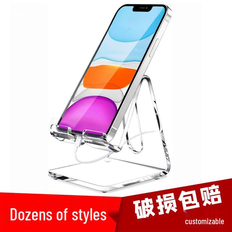 Acrylic Multi-Layer Phone Display & Storage Tray for Large Screens