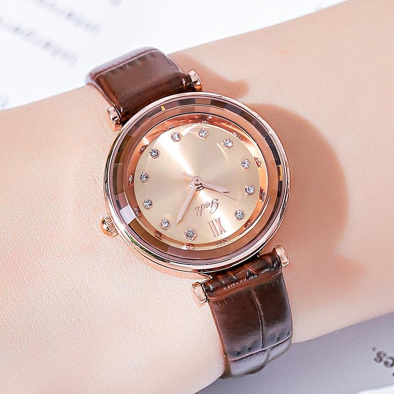 Retro Literary Girl Xiaoqing Versatile Watch Female Middle School Student Simple Trend