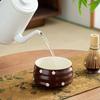 4Pcs/Set Bamboo Ceramic Japanese Matcha Blender Set with Matcha Brush Teaspoon Matcha Bowl