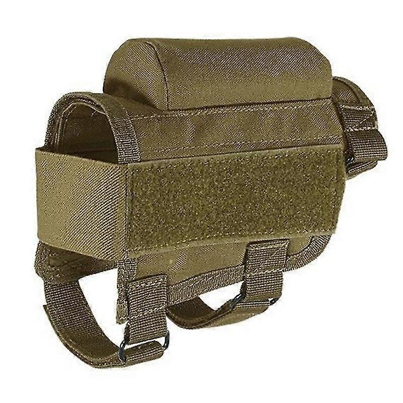 Outdoor Tactical Cheek Support Two-in-one Adjustable Portable Supply Bag1pcs-khaki