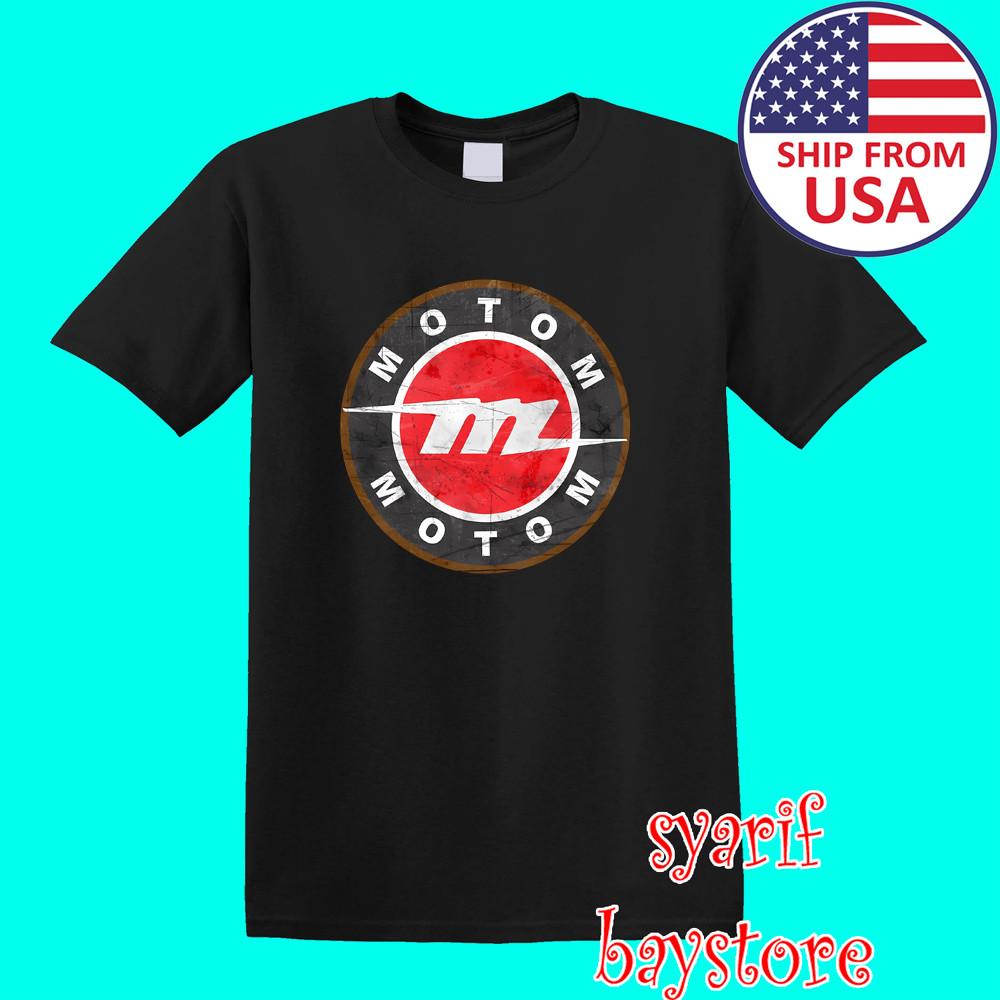 

Motom Motorcycles Men#039;s Black Size S to 5XL Unisex T-Shirt XXXXL