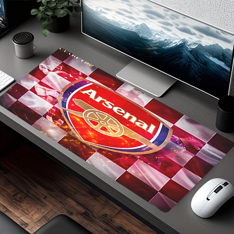 Podkładka pod mysz z nadrukiem Arsenal F.C., do klawiatury, laptopa, PC, do biura, domu, dekoracja biurka, idealny prezent urodzinowy dla graczy