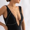 Sequined tassel bikini breast chain summer cross hot nightclub neck sexy body chain female