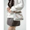 IELGY Original Ballet Butterfly Portable Shoulder Crossbody Bucket Vegetable Basket Bag Bow Decoration