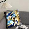 CCookie RunN Kingdom Cartoon Cushion Cover Pillowcase Ultra Soft Skin Friendly Fabric Cloud Like Comfort Concealed Zipper