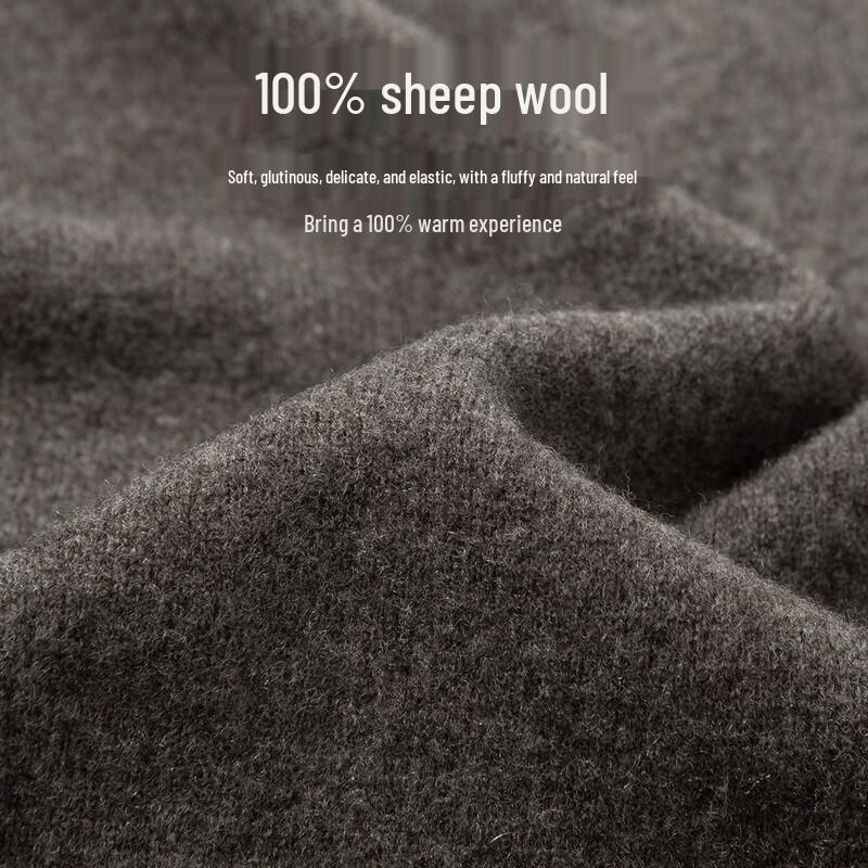 Pánský kardiganový svetr s výstřihem do V ze 100% merino vlny