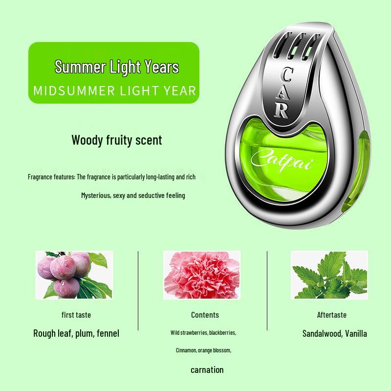 High-End Plant Aromatherapy Vent Clip: Long-Lasting Car Air Freshener with Light Scent for Interior Decoration