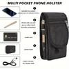 Mobile Phone Bag Casual Waist Bag Pen Insertion Bag Flip Top Mobile Phone Waist Hanging Bag Waist Bag Mobile Phone