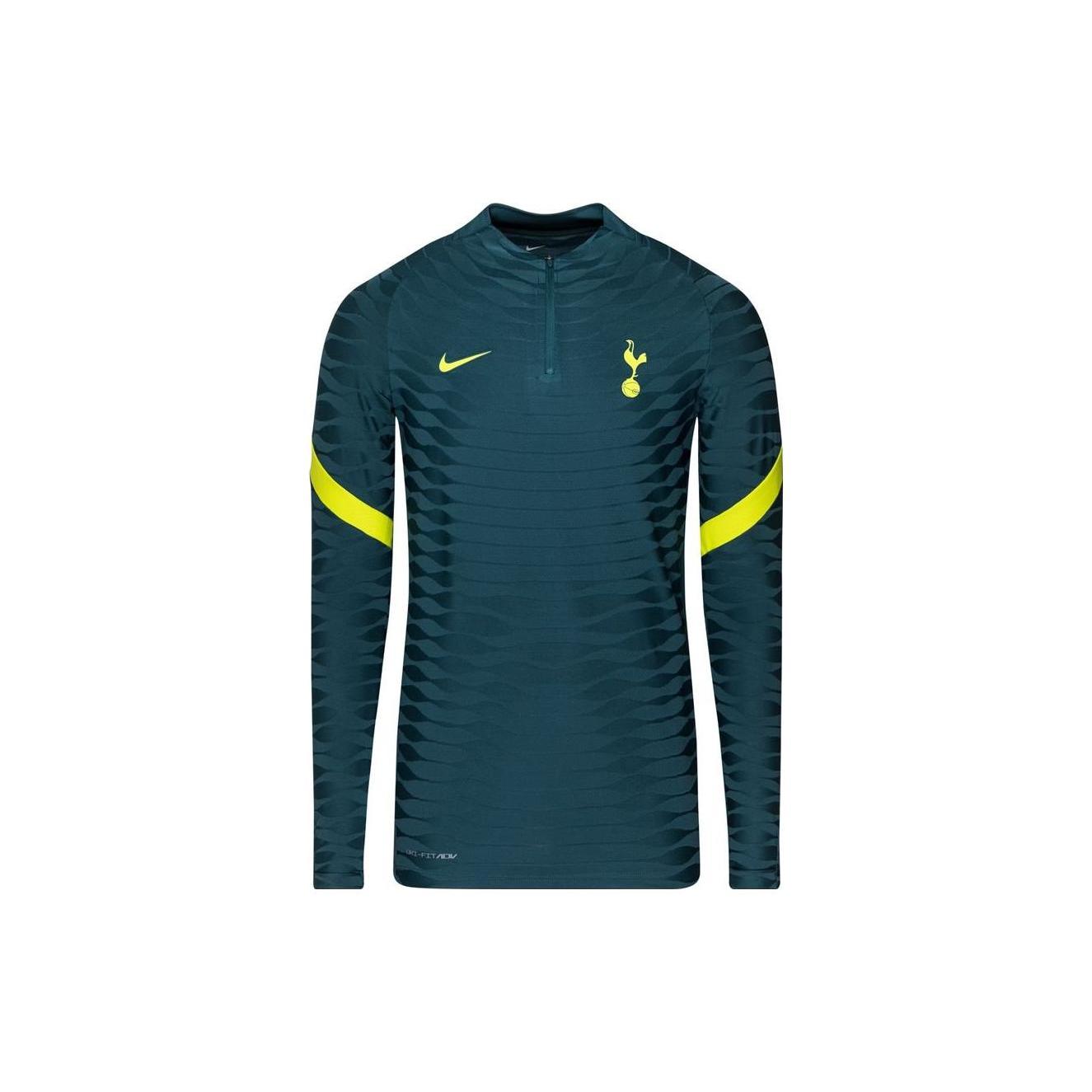 Мужские футболки Nike Темно-бирюзовые с воротником-стойкой, умеренного прямого кроя DB6880-397 L