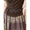 Bohemian Ethnic Style Wooden Beads Irregular Square Wooden Beads Waist Chain Fashion Belt Fashion Design Jewelry Women