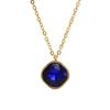 Minimalist Square Zircon Necklace - 18K Stainless Steel Rhombus Pendant Clavicle Chain for Women