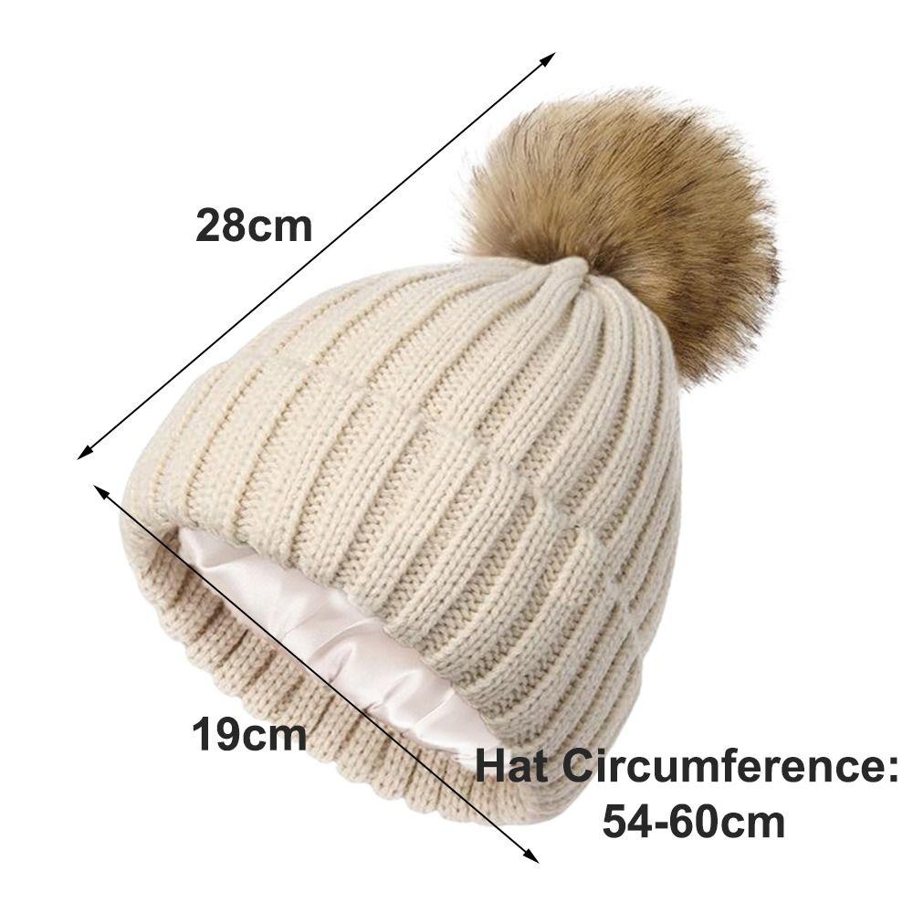 Soft Winter Beanie Hat Keep Warm Warm Knit Hats Fashion Snow Ski Caps  for Men Women