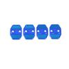 Fit For BMW 7 Series 2016- Matte Blue Door Lock Buckle Protection Trim 4PCS