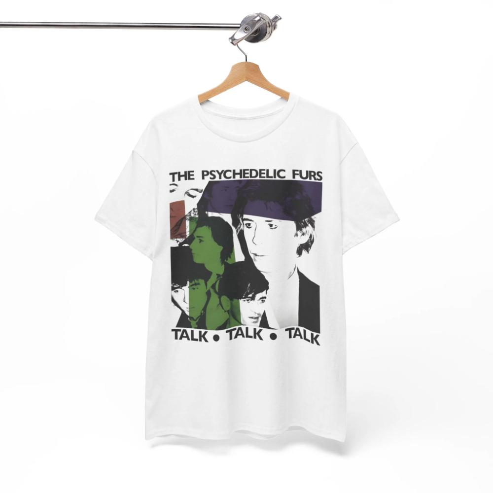 Psychedelic Fur Band Tshirt Talk About Album Cover 80s New Wave Printed Pattern Casual Street Fashion Tshirt