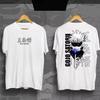 2026 Cosplay Anime Jujutsu Kaisen Gojo Printed Loose Short-sleeved Cotton Children's T-shirt Tide Pure Cotton Unisex Casual Y2k