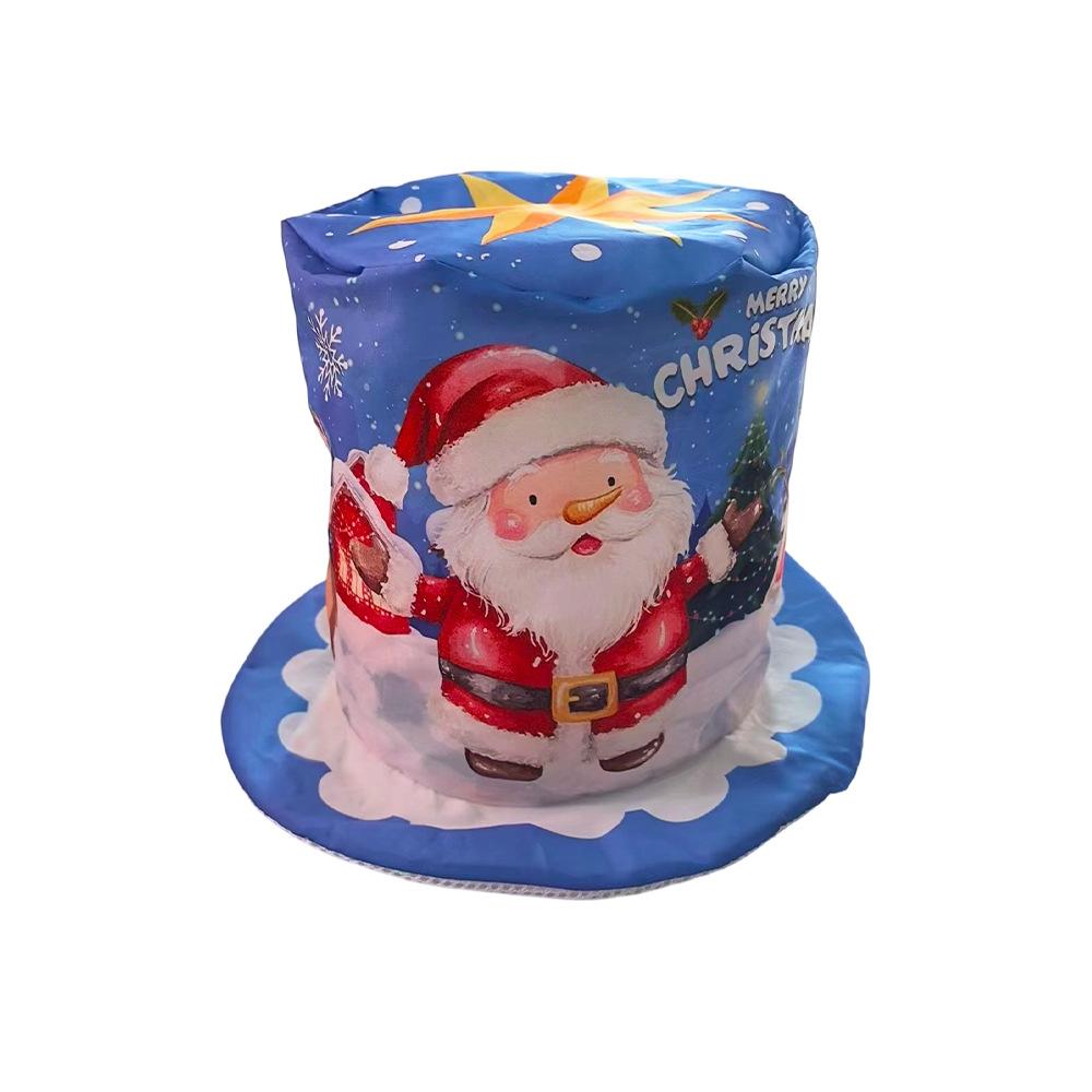 New American Christmas Hat Uncle Sam Hat Holiday Decoration Props Children's Cartoon Top Hat Top Hat