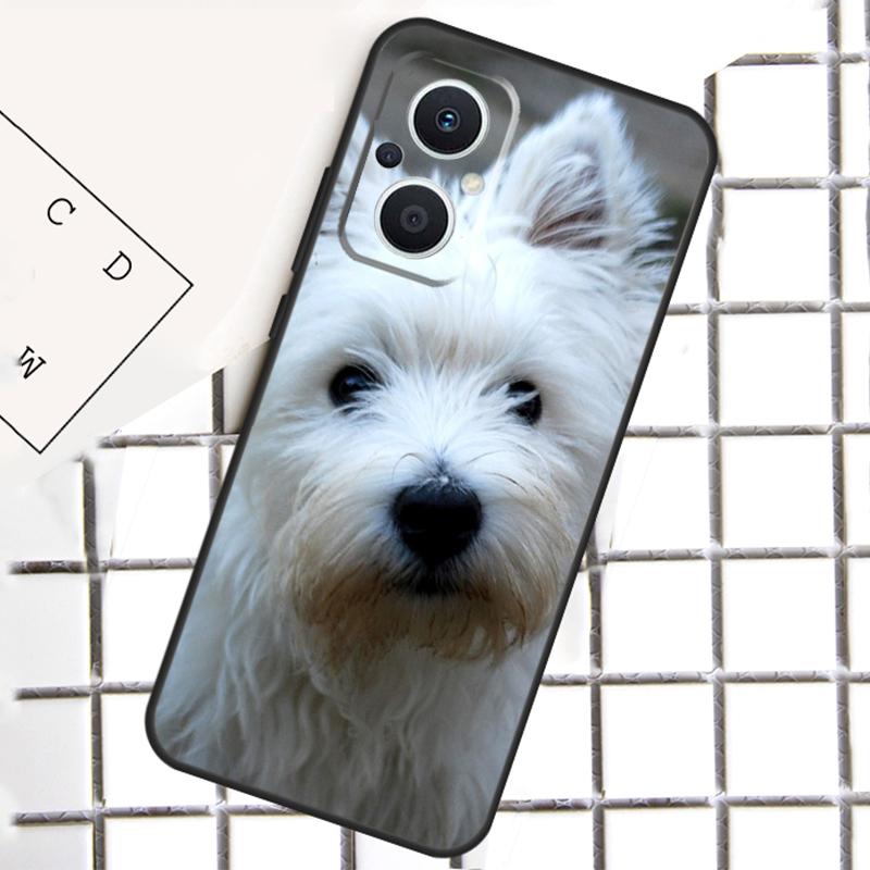 Westie Dog Phone Case For OPPO Reno 14F 13F 12F 11F 10 Pro 8T 7 8 Lite OPPO Find X8 X6 X5 X9 Pro Cover