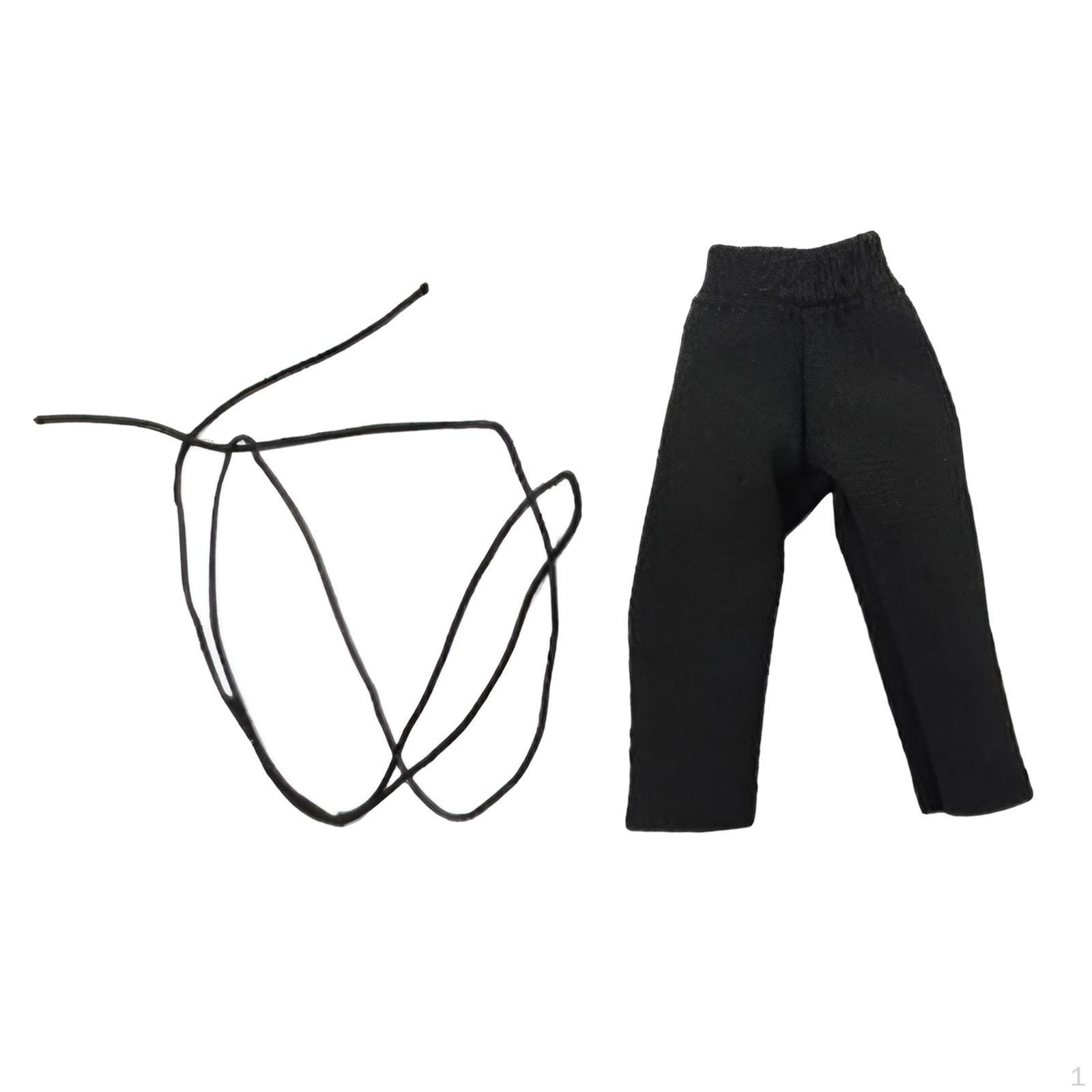 

1/18 Мужские штаны для куклы, мини, широкие длинные штаны, спортивная одежда, костюм для фигуры 3,75