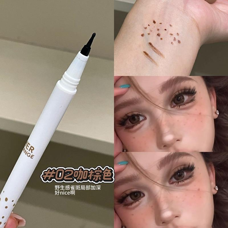 Natural Simulation Freckle Pen Waterproof Easy Coloring Liquid Eyeliner Makeup Pen