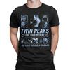 Benvenuti A Twin Peaks Classico Dramma TV Stampa Still T-shirt Unisex Donna Girocollo Cotone Estiva Maglietta Oversize Casual Harajuku Stile Top