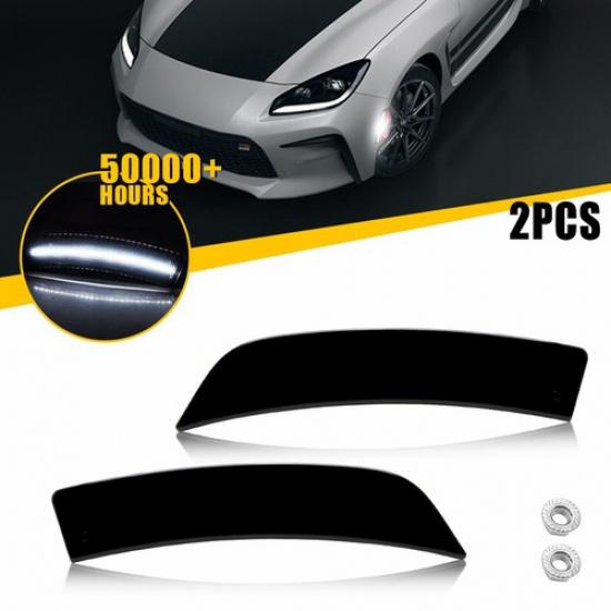 2PCS Side For LED Marker ZN8 Light Toyota ZD8 Subaru -2024 Amber/White Lamp