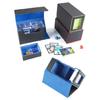PU Card Deck Box with Dice Tray Game Card Collectors Scratch Resistant Card Storage Case Game Card Carrying Organizers
