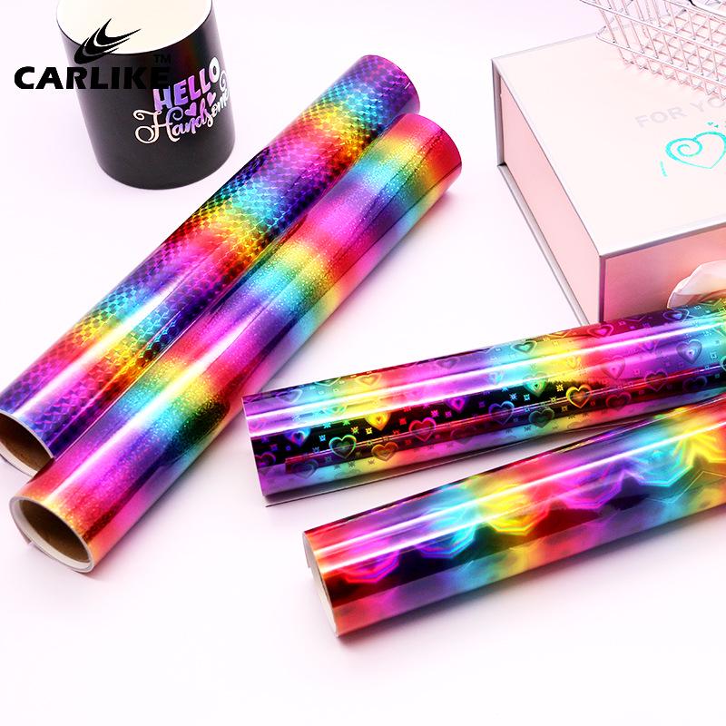 Xinlang Iridescent Laser Gradient DIY Decorative Car Sticker