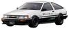TK.Company Ignition Model 118 Toyota Corolla Levin 3Dr (AE86) BEV (Finished Model) IG3807