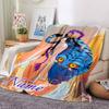 Custom Name Superhero Squad Adventure Blanket for Couch & Bed, Plush Cozy Fuzzy Blanket Super Soft & Warm Blankets for Fall and Winter. 090830