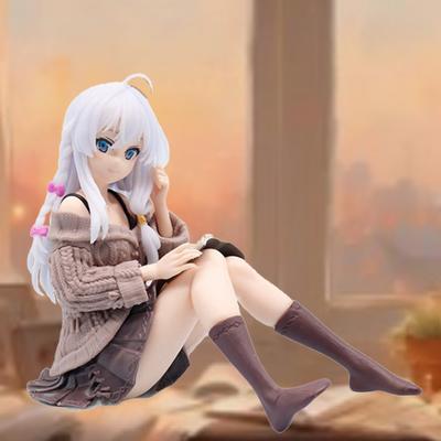 The Journey of Elaina Anime Figuren Pullover Read Elaina Actionfigur Sammeln Qualitäts Puppenmodell Spielzeug für Geschenk