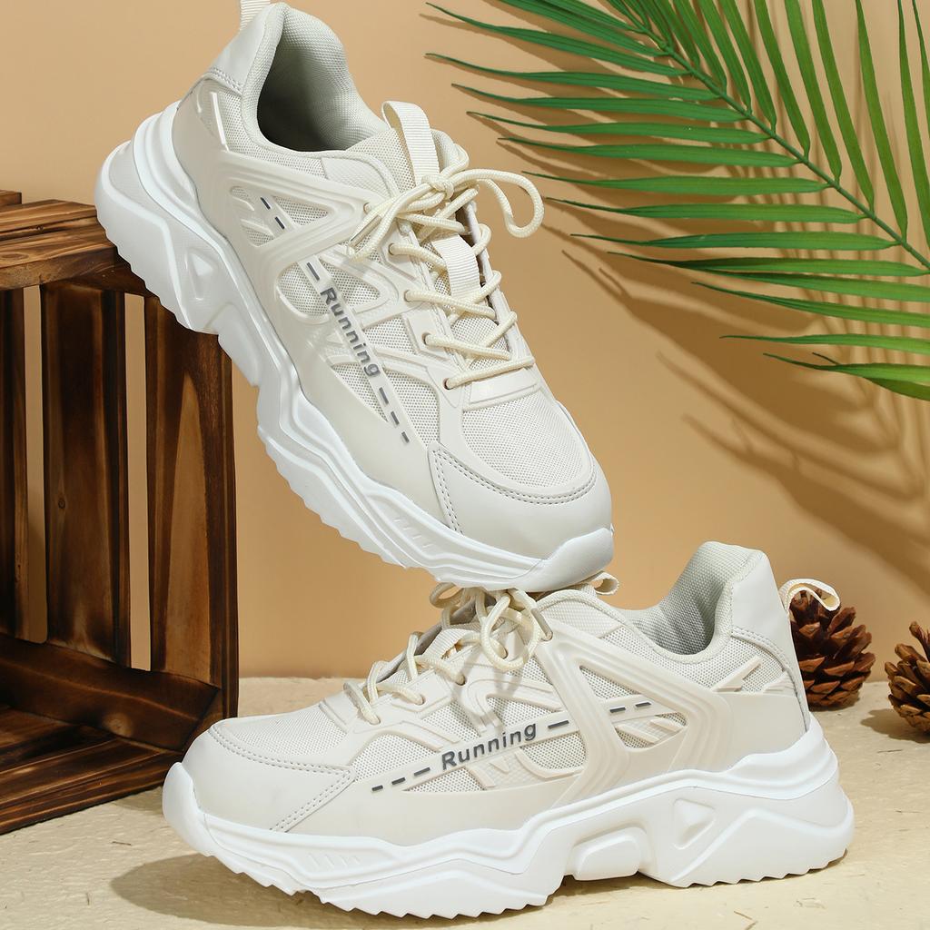 Breathable Chunky Sneakers Trendy Platform Shoes Women Fashion Casual Sports Shoes Men's Outdoor Walking Shoes Thick Sole