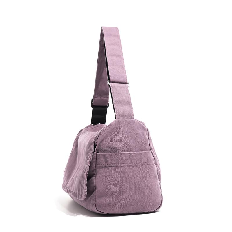 Canvas Bag Unisex Crossbody Bag Student Class Shoulder Messenger Bag