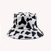 New Double-sided Bucket Hat European and American Personalized Digital Printing Cartoon Sunshade Basin Hat Spot