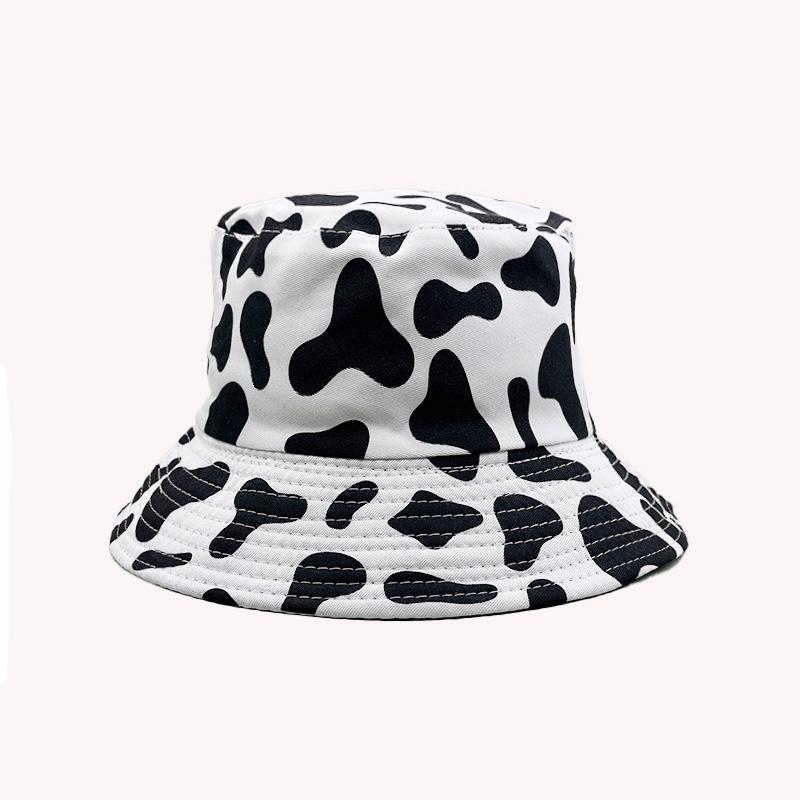 New Double-sided Bucket Hat European and American Personalized Digital Printing Cartoon Sunshade Basin Hat Spot