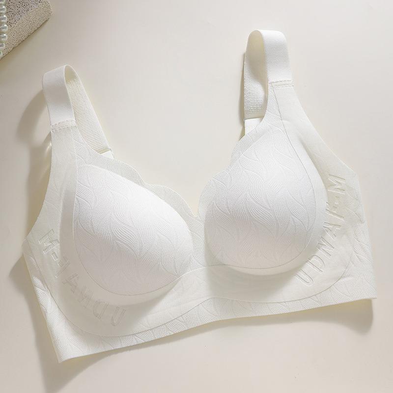 Women Seamless Plus Size Anti Sagging Push Up Thin Daily Bra