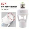 Motion Sensor Lamp Socket Smart LED Bulb Outlet E26/E27 Motion Activated Bulb Holder Adapter Auto Light Control For Garage Room