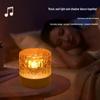 Rotating LED Ripple Atmosphere Lamp Speaker: Bedside Music & Night Light