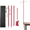 Portable Aluminum Camping Light Stand - Folding Outdoor Lamp Pole