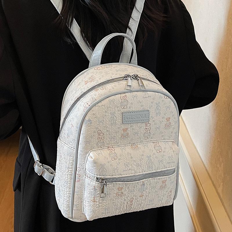 Autumn Portable Backpack Bag Women's 2025 New Korean Version Fashion Large-capacity Schoolbag Women's Leisure Travel Backpack