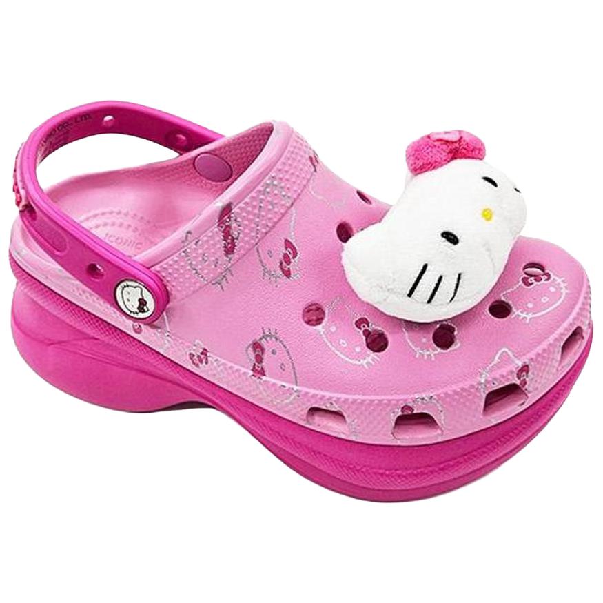 Crocs Hello Kitty x Classic Bae Clog Pink Whiskers Women Sneakers 211199-90H
