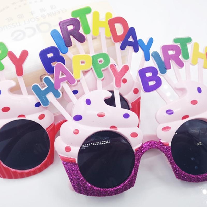 Funny Creative Cake Shape Glasses User Friendly PC Materials Eyewears Ideal For Sensitive Skin And All Ages