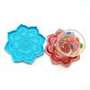 Jewelry Decorative Making Epoxy Mould Mandala Flower Mug Pad Resin Casting Silicone Mold Crystal Agate Coaster Mold