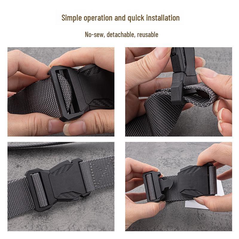 Cobra Buckle Men's Tactical Canvas Belt - Quick Release for Outdoor & Military Training
