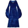 Retro Court Ball Trumpet Sleeve Dress Role Playing Queen Halloween Costume For Adults And Teens