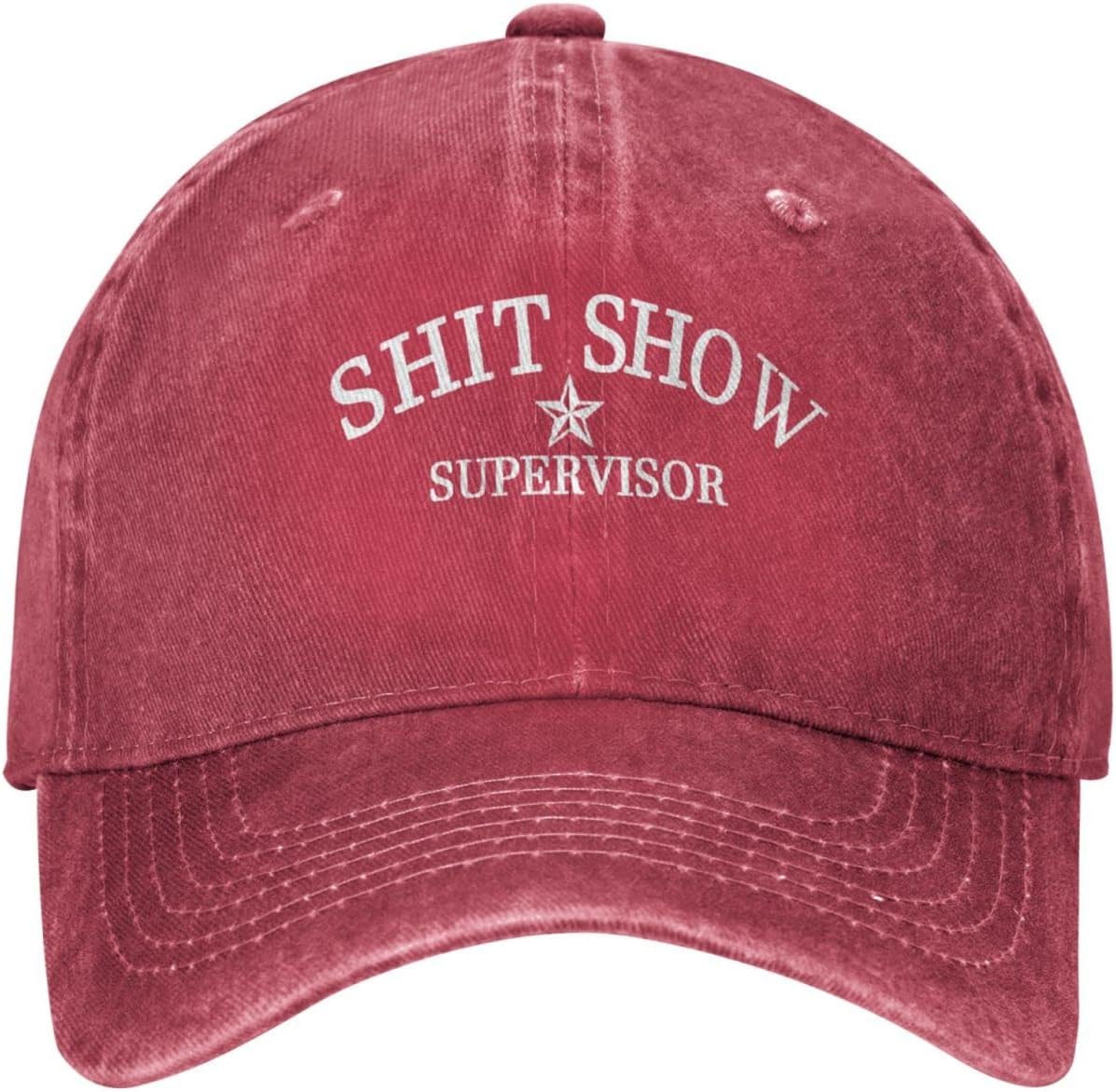 Show Supervisor Hat Premium Baseball Hat Funny Caps for Men Women Unisex Ideas Gifts One Size